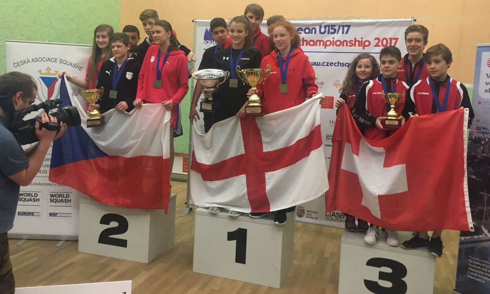 England beat competition from the Czech Republic and Switzerland to win the under-15 European Team Championship