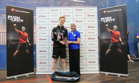 Top seed Kyle Finch will be hoping to add the English Junior Championships trophy to his collection