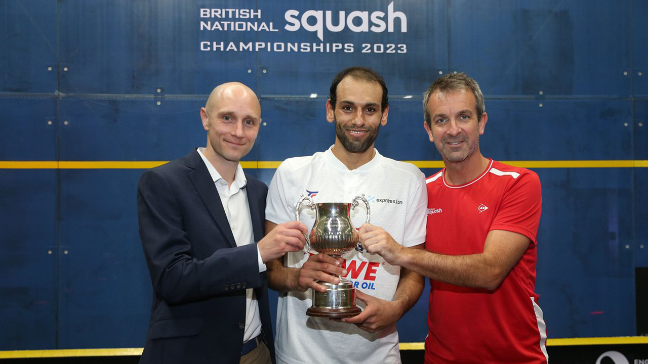 2023 Men's British National Champion Mohamed ElShorbagy.