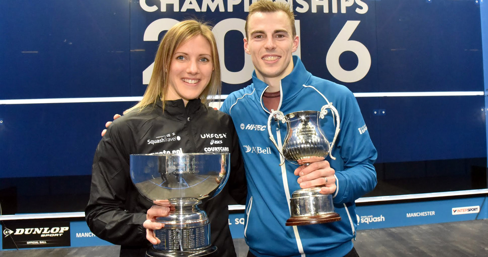 Laura Massaro and Nick Matthew