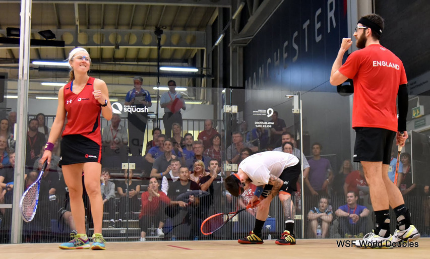 Daryl Selby and Alison Waters face New Zealand's Paul Coll and Joelle King in the final of the mixed doubles draw