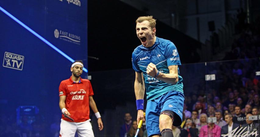 Nick Matthew defeated Mohamed ElShorbagy to reach the final of the Allam British Open final