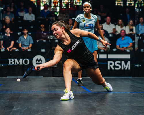 Lucy Beecroft Hits a Forehand