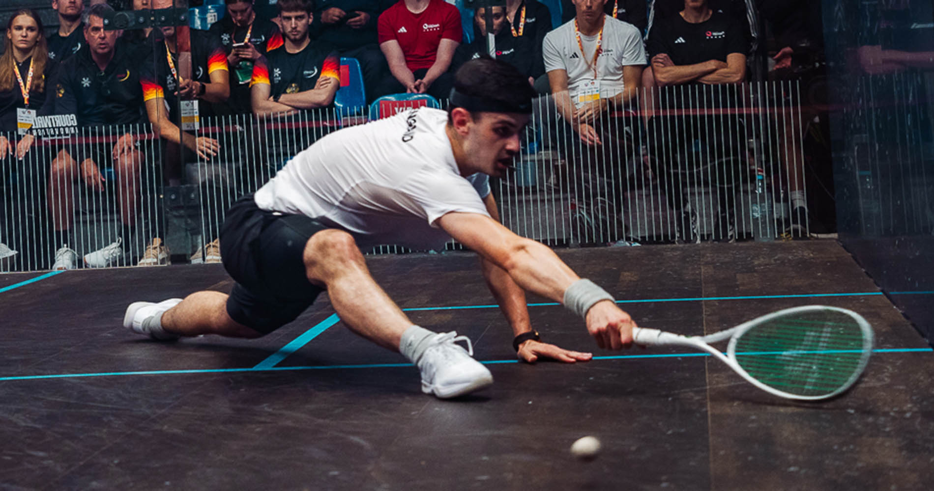England's Curtis Malik playing in the 2025 European Team Championships semi-finals in Poland