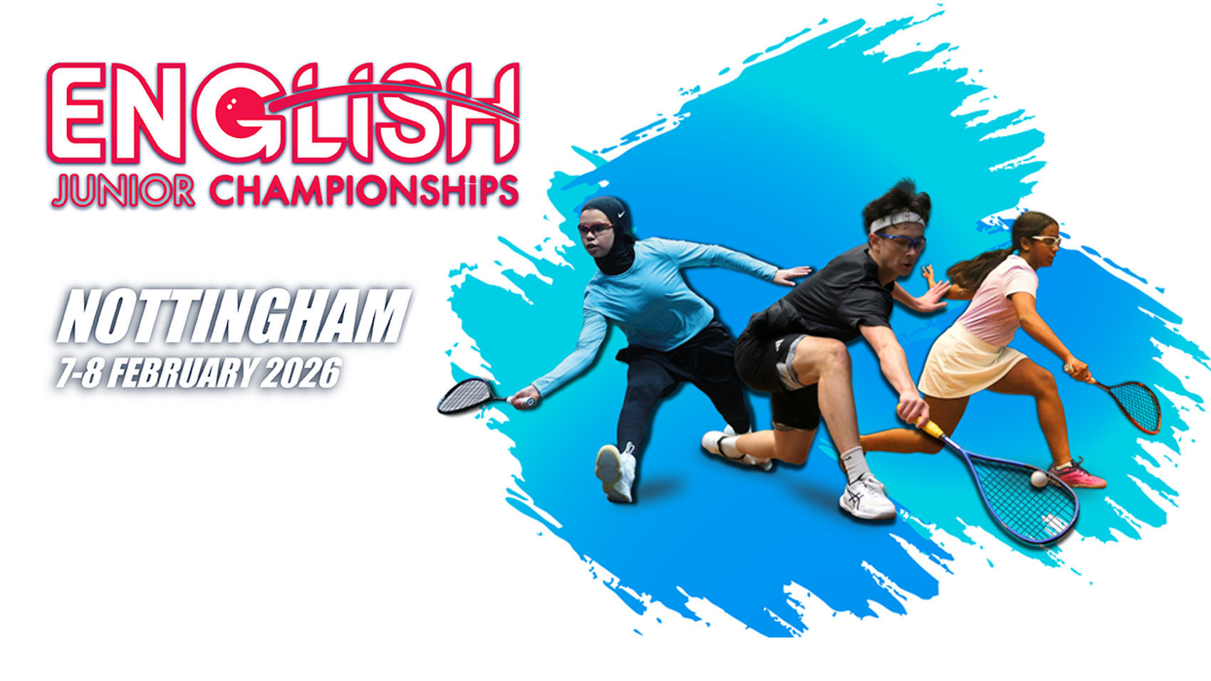 A graphic illustrating the English Junior Championships