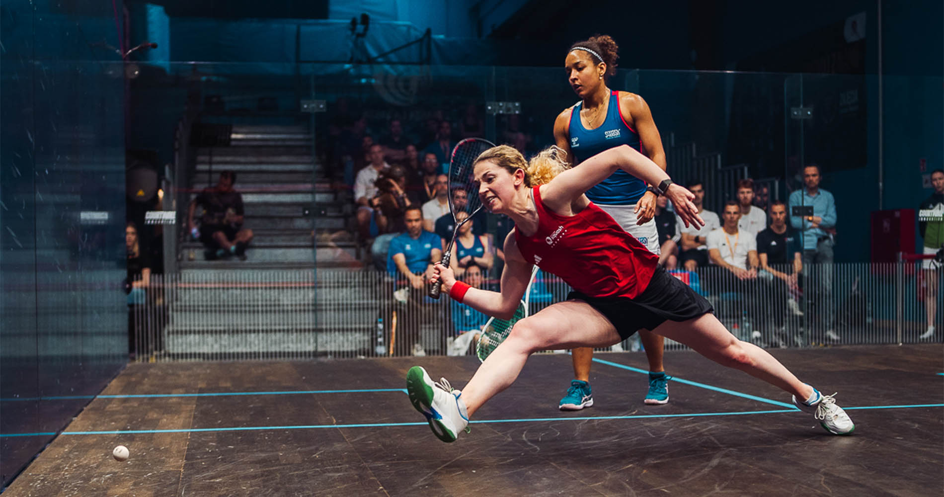 Gina Kennedy plays Melissa Alves in the 2025 European Team Championships semi-finals in Poland