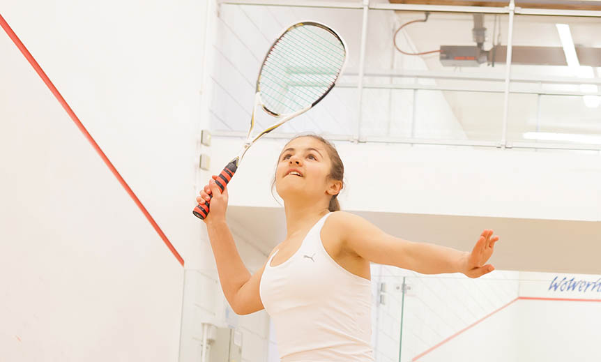 Squash player