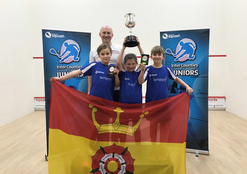 England Squash Five English counties share the spoils at the Junior