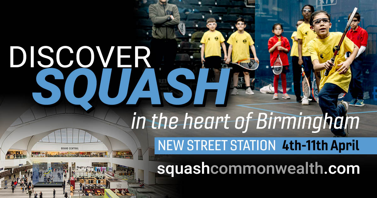 England Squash Eyecatching allglass squash court popping up in