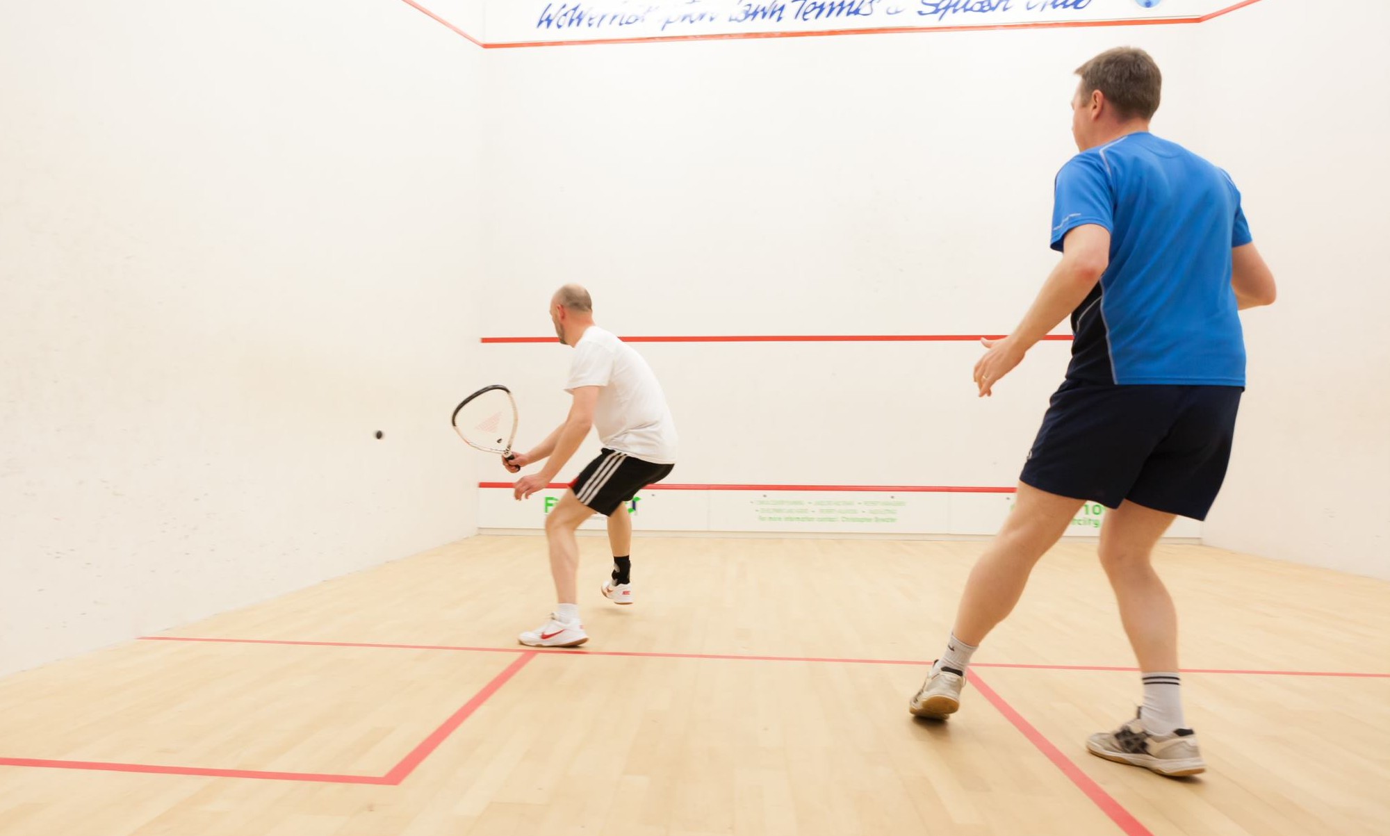 Squash 57 players on court