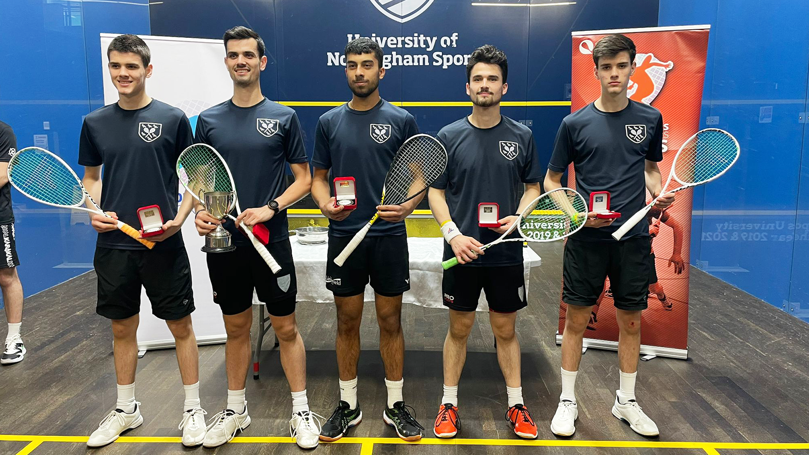 Sussex Men's team celebrate their win at the 2024 Senior Inter County Championships.