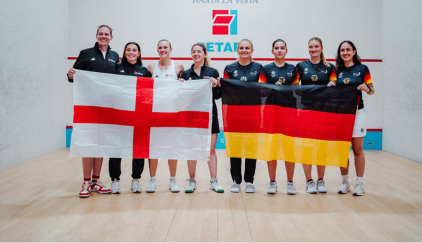 Team England Line Up against Germany at ETC 2025