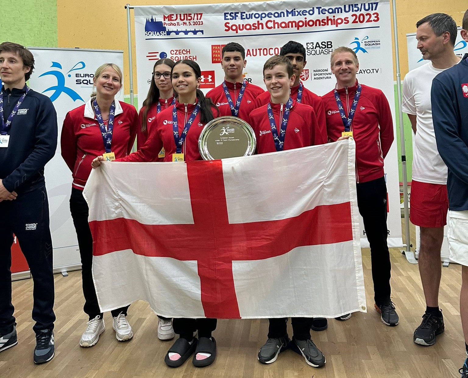 England Squash England finish first and fourth in European Mixed Team