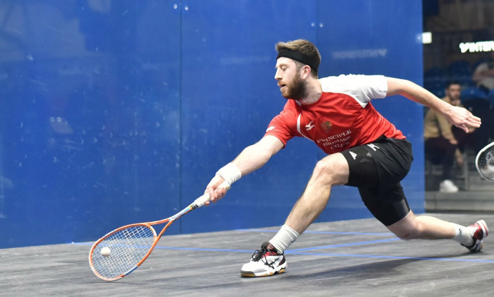 Daryl Selby playing a winning shot