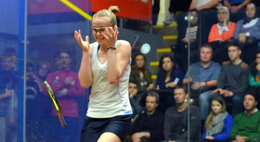 Emily Whitlock at the British Junior Open