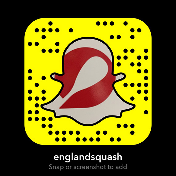 Join England Squash on Snapchat!