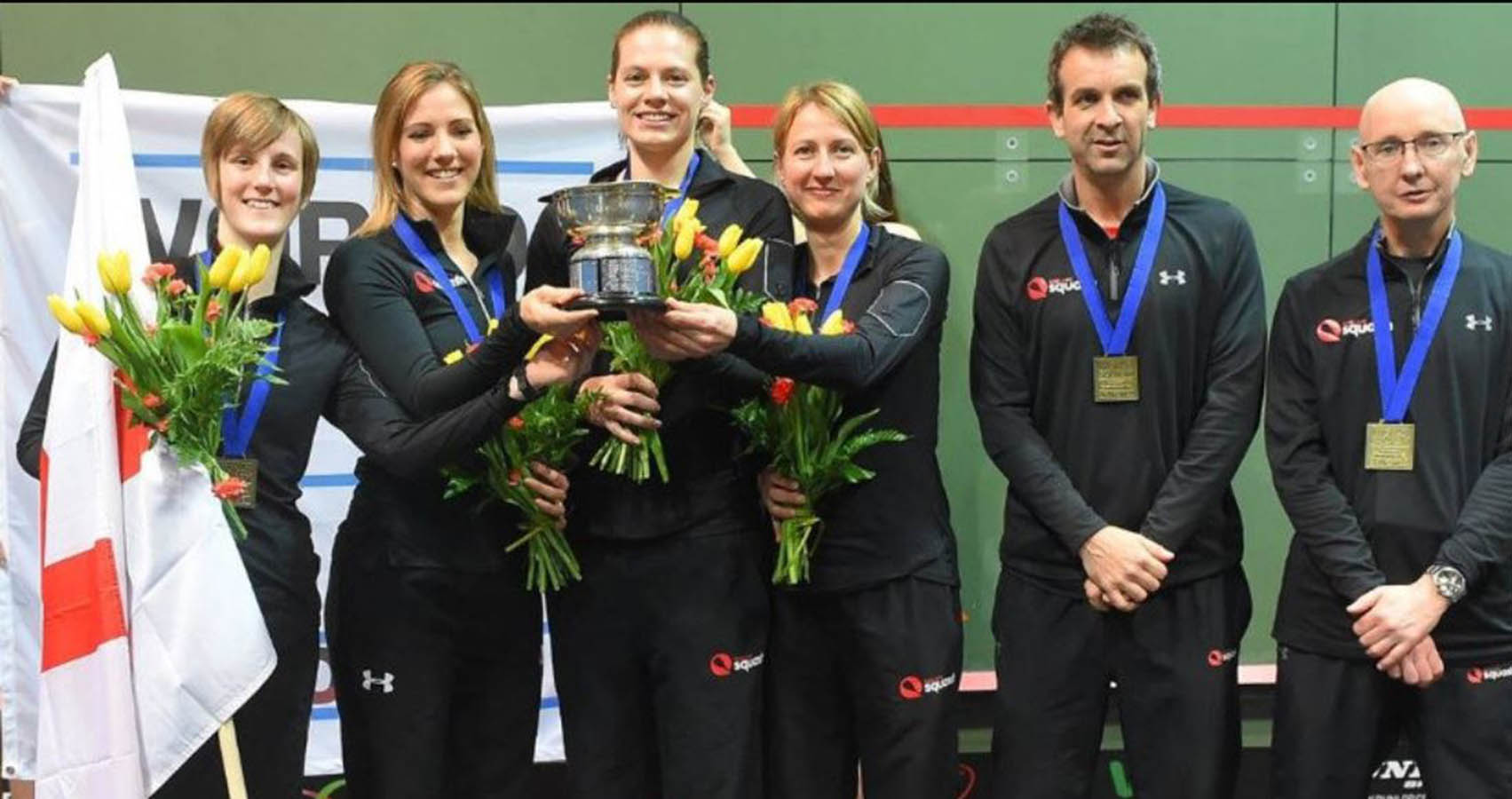 European  Senior Team Squash Champions 2016, Team England