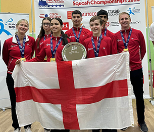 England Squash - England finish first and fourth in European Mixed Team ...